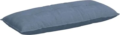 Immagine prodotto di vidaXL Cuscino di schienale blu 120 x 50 cm in tessuto a coste