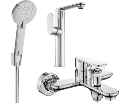 Zdjęcie produktu dla Mexen Milo R40 zestaw wannowy, chrom - 713153R40-00