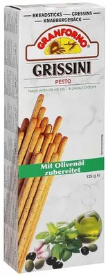 Produktbild von Granforno Grissini Pesto 125g