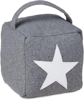 Immagine prodotto di Fermaporta in tessuto grigio 20x15x15 cm