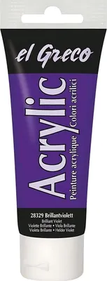 Zdjęcie produktu dla KREUL 28329 KREUL el Greco Acrylfarbe brillantviolett 75,0 ml