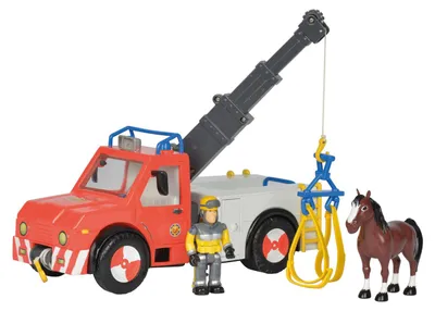 Image de Camion de dépannage Phoenix Fireman Sam avec cheval