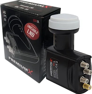 Produktbild von Unicable LNB SAT Einkabellösung SCR + 3x Lagacy 0,1dB HD Receiver PVR Ready