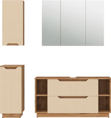 Produktbild von Badmöbel-Set Vicco Lotta Cashmere 4-teilig, Model 59425