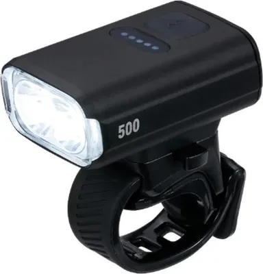Productafbeelding van BBB Cycling NanoStrike 500 voorlamp - 500 lumen, 6 modi, dual-LED, IP...