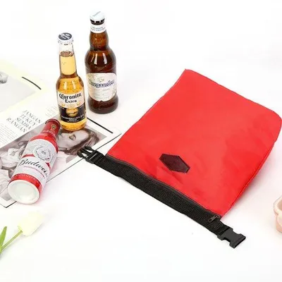 Immagine prodotto di Borsa termica per il pranzo da lavoro per uomo e donna, contenitore per il pranzo per bambini, zaino impermeabile per l'ufficio, borsa termica rossa