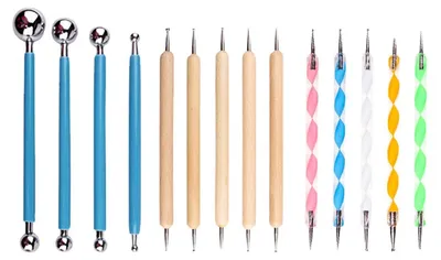 14-teiliges Dotting-Tool-Set für Kunsthandwerk und Nagelkunst