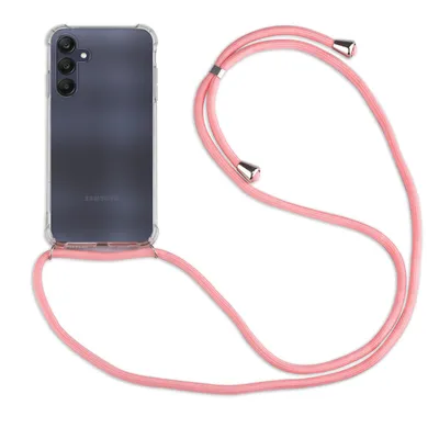 Produktbild von Handykette für Samsung Galaxy A25 Handyhülle mit Band Case Hülle mit Kordel Hand Rosa