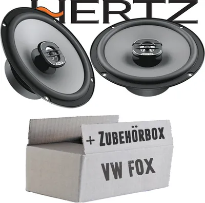 Produktbild von Lautsprecher Boxen Hertz X 165 - 16,5cm Koax Auto Einbauzubehör - Einbauset passend für VW Fox Front - justSOUND