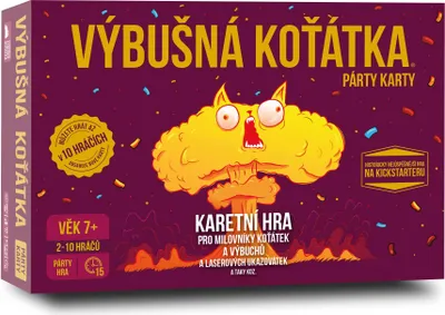 Produktbild von Asmodee Explosive Kittens: Partykarten