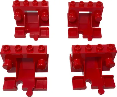 Produktbild von LEGO® DUPLO® Prellbock Eisenbahn Rot NEU! Menge 3x
