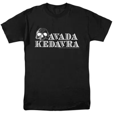 Immagine prodotto di Maglietta unisex "Avada Kedavra" di Harry Potter, taglia XL, colore nero