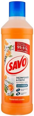 Obrázek produktu pro Savo dezinfekce a čistič na podlahy Pomeranč a máta 1 L
