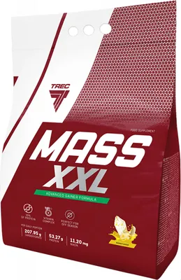 Produktbild von Trec Nutrition Mass XXL (4800g) Banana - Gewichtszunahme - Ohne Kreatin