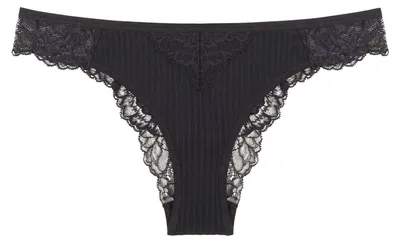 Produktbild von Triumph Damen Brasilslip Peony Florale Brazilian - BLACK - Größe 36