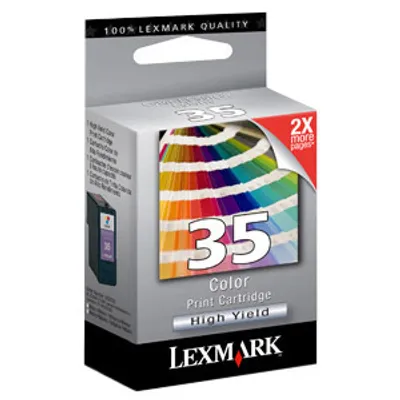 Produktbild von Lexmark 35 High Yield Colour Print Cartridge, cyan, magenta, Gelb, Tintenstrahl