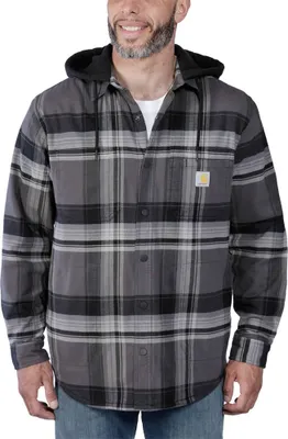 Produktbild von Carhartt Jacke Flannel Sherpa-Lined Shirt Jacket 105938, Farbe:black, Größe:XXL