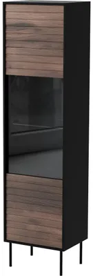 Obrázok produktu pre Vitrína AKAGI čierna / orech