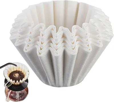 Produktbild von Kaffeefilter Korf - 100 Stück - Papier - Korffilter - weiß - für Kaffeezubereitung