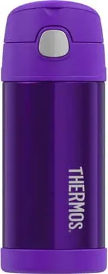 Produktbild von Kinder-Thermoskanne mit Strohhalm Thermos 0,35l lila