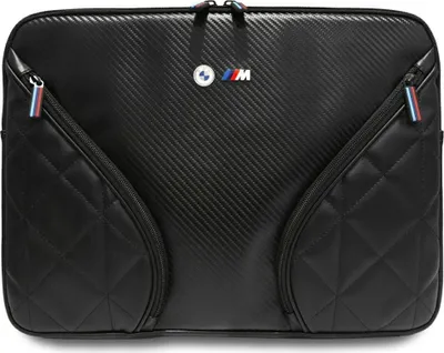 Zdjęcie produktu dla Torba Bmw Carbon Pockets&Metal Logo      Sleeve 16" Czarny