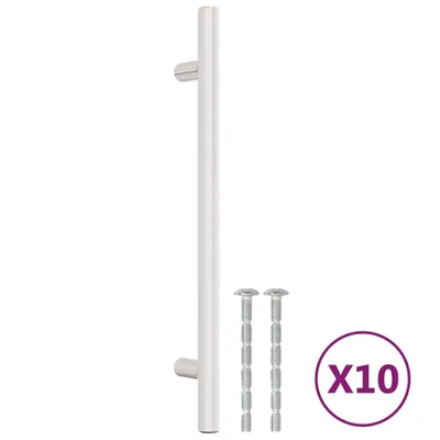 Obrázek produktu pro Nábytkové úchytky 10 ks stříbrné 160 mm nerezová ocel