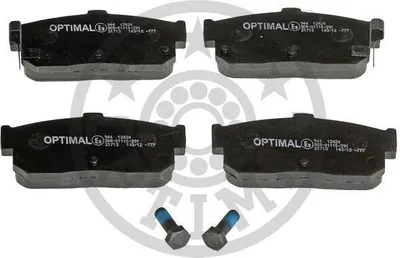 Produktbild von OPTIMAL Bremsbeläge Satz Hinten Bremsklötze für NISSAN ALMERA I Hatchback (N15) BP-12424