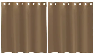 Immagine prodotto di vidaXL Tende in voile con occhielli 2 pz. Marrone chiaro