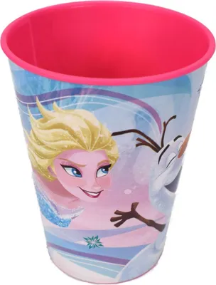 Produktbild von Plastikbecher 280ml für Kinder Disney Frozen oder Peppa Wutz