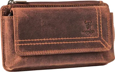 Produktbild von MATADOR Leder Handytasche Magnetverschluss 6.9 Zoll Vintage Braun