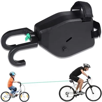 Immagine prodotto di Cavo di traino per seggiolino da bicicletta, estensibile fino a 2,5 m, per MTB