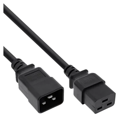 Image de InLine® 16641G Rallonge pour appareils froids 16A, C19 sur C20, 7,5m