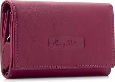 Produktbild von Geldbörse Damen Leder mit RFID-Schutz 25 Fächer Damen Portemonnaie Lang (Pink)