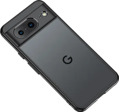 Produktbild von Google Pixel 8 Hülle - Coverup Mattes transparentes Back Cover - Schwarz