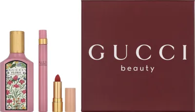 Produktbild von Edp Spray 50ml/ Edp Spray 10ml/Matte Lip Colour 1gr Gucci Flora Gorgeous Gardenia Giftset