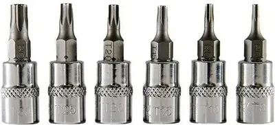 Obrázek produktu pro 1/4 Torx T8-T30, 6 Ks.