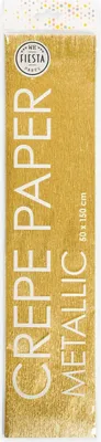 Produktbild von Metallic Crepepapier Goud, 50x150cm