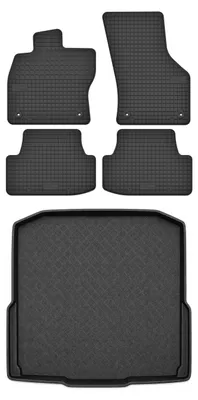 Immagine prodotto di Tappetini gomma SolidTread + bagagliaio per Skoda Octavia III 2012-2020 5 pezzi