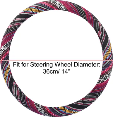 Produktbild von Universal Auto Lenkradabdeckung für Frauen Männer 36cm 14 Zoll