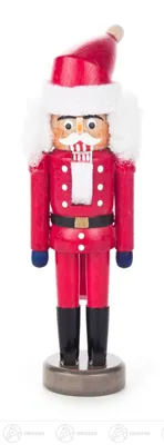 Produktbild von Weihnachtsmann rot (14cm) Nussknacker von Dregeno Seiffen