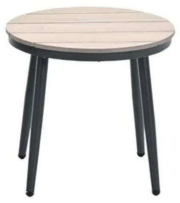 Produktbild von Garden Impressions Margriet Beistelltisch Ø50 cm- carbon black/light teak Vironwood