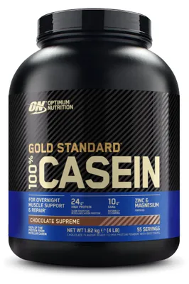 Obrázek produktu pro Optimum Nutrition 100% Gold Standard Casein, Prášek, Kaseinový protein, Vanilka, 24 g, 117 kcal, 354 kcal