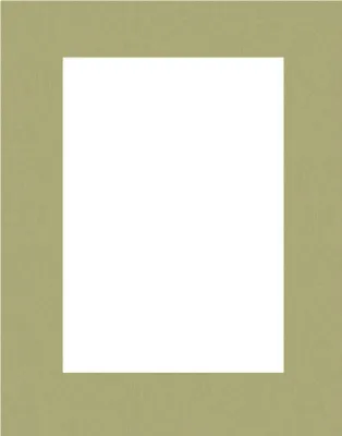 Produktbild von Passepartout 30 x 40 cm – 20 x 27 cm, Algengrün