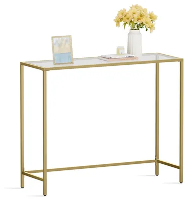 Productafbeelding van Vasagle LGT26G, Rechthoekig, Transparant, Modern, Glas, Glanzend, Metaal