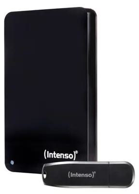 Immagine prodotto di Portable 2.5 hard drive - HDD 3.2 + USB - INTENSO - 2 TB + 64 GB