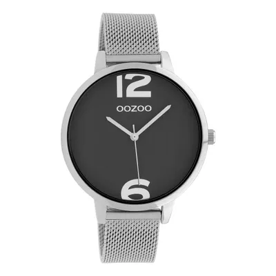 Produktbild von Oozoo Armbanduhr silber Metall matt Timepieces Damen Analog-Quarzuhr UOC10142
