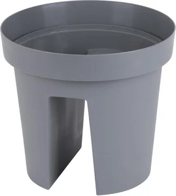 Produktbild von PROREGAL Blumentopf GDA Modern, Geländer, 25,5x28cm, Grau