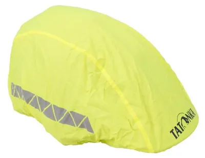 Image de Housse de protection pour casque Tatonka - Housse universelle pour casque de vélo, offrant une grande visibilité.