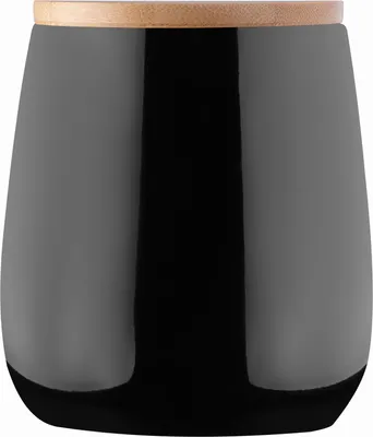 Image de Support pour cotons démaquillants - Boîte de rangement pour cosmétiques - Organisateur de salle de bain - Noir