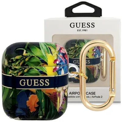 Produktbild von Guess Gua2Hhflb Airpods Abdeckung Niebieski/Blaue Blume Band Sammlung